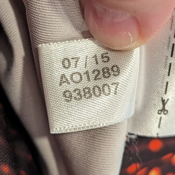 Adidas Tech Fit Medium Compression Climalite Workout Pants Small Woman's Orange - Picture 8 of 9